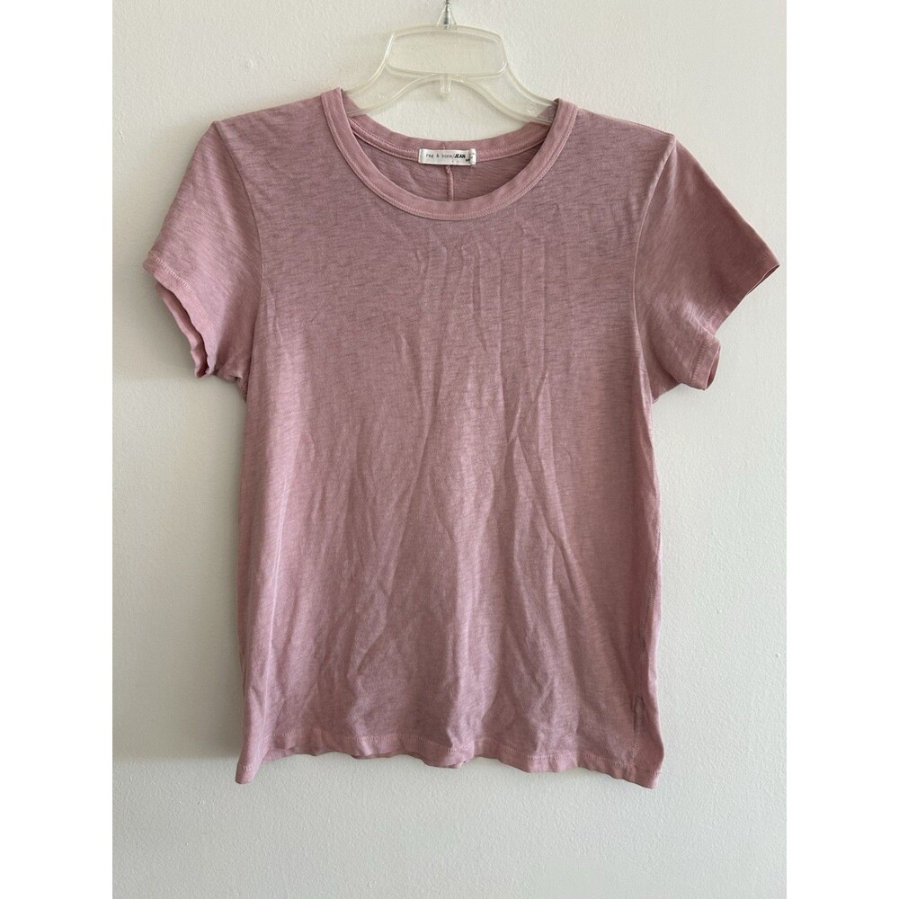 Rag & Bone/Jean Michal 100% Pima Cotton Women’s Pink Tee Size S